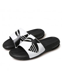 Men's Slippers Casual/Beach/Home Fashion Synthetic Leather Slip-on Shoes Slide Sandals 39-44  