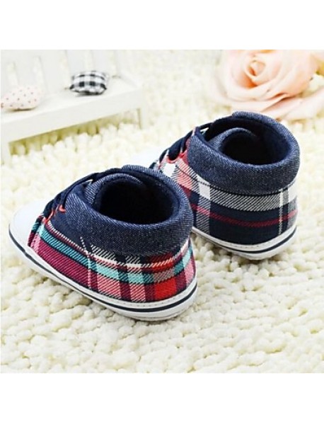Boy's Flats Spring / Fall / Winter First Walkers Canvas Casual Flat Heel Others Blue  