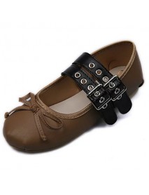 Non Customizable Women's Dance Shoes Leatherette Leatherette Ballet / Latin Flats Flat Heel Practice