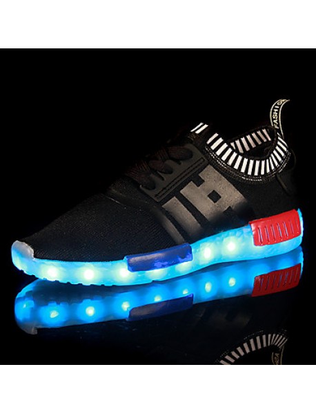 Boy's Sneakers Spring / Fall Comfort Tulle Casual / Athletic Platform Lace-up Black / Blue Sneaker  