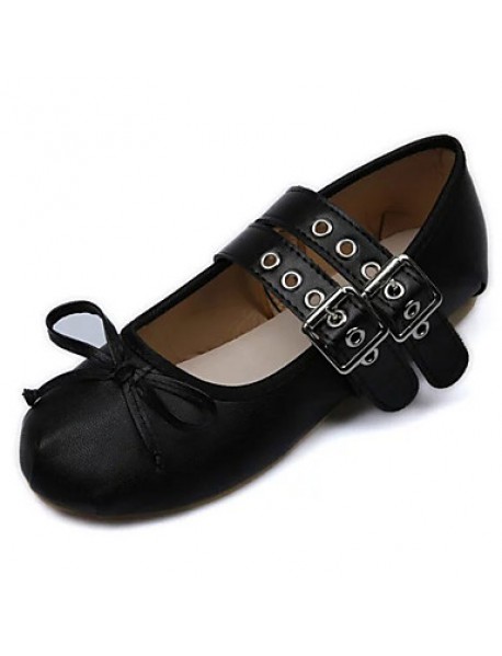 Non Customizable Women's Dance Shoes Leatherette Leatherette Ballet / Latin Flats Flat Heel Practice