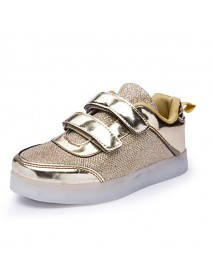 Boys' Shoes Athletic / Casual Synthetic Fashion Sneakers Pink / Silver / Gold  