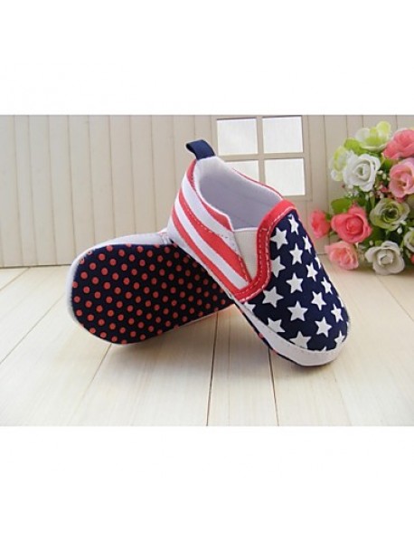 Boy's Flats Spring / Fall / Winter First Walkers / Crib Shoes Twill Athletic Flat Heel Gore Blue  