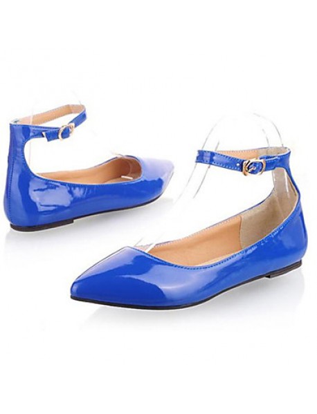 Women's Spring / Summer / Fall Ballerina / Mary Jane Patent Leather Casual Flat Heel Black / Blue / Yellow / Green / Red