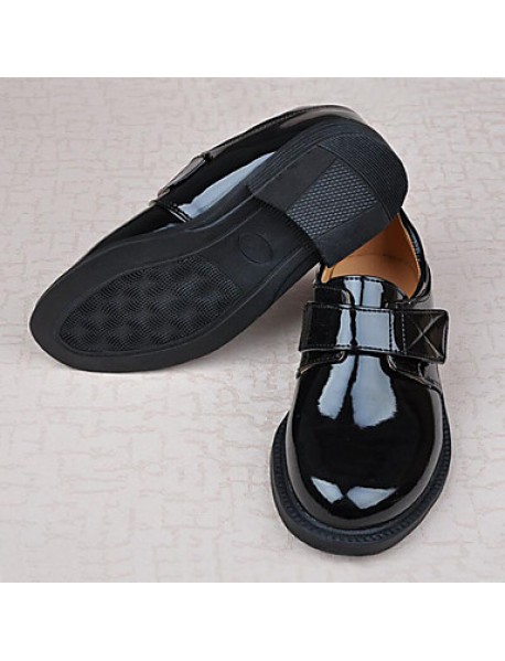 Boy's Comfort Pointed Toe Flat Patent Leather Loafers Shoes Dress shoes Students-shoes school shoes Performance shoes  