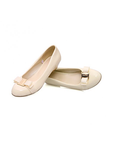 Women's Shoes Summer / Fall / Winter Comfort / Round Toe Heels Wedding / Dress Chunky Heel Bowknot / Split Joint