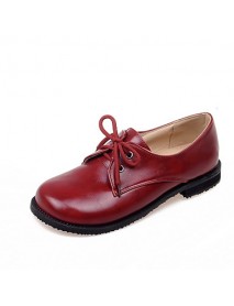 Women's Shoes PU Summer/Fall Comfort/Round Toe Flats Outdoor/Office & Career/Casual Flat Heel Buckle Black/Red/Beige
