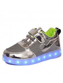 Unisex Kid Boy Girl athletic shoe  Student dance Boot LED Light Athletic Shoe Sport Shoes Flashing Sneakers USB Charge  