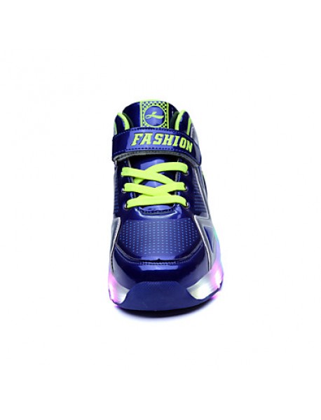 Boy's and Girl LED Walking shoes Spring / Summer / Fall / Winter Novelty PU Casual Flat Heel Hook & Loop  