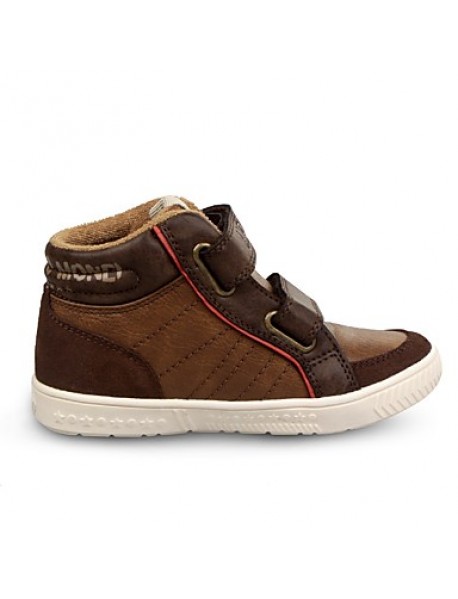   Boy's Sneakers Spring / Fall / Winter Comfort PU / Suede Casual Flat Heel Magic Tape Brown Others  