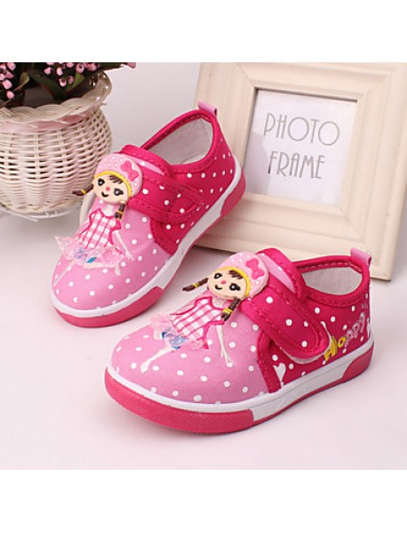Baby Shoes Outdoor/Casual Canvas Flats Blue/Pink/Coral  